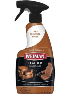 Weiman Weiman Leather Cleaner and Conditioner 473ml Use On Car Interior Shoes Briefcase Handbags And Jackets  - Image 1