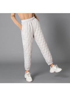 Generic Thickened High Waist Wide Leg Cotton Pants Womens Winter Warm Casual Long Trousers Outerwear Durable Comfortable Breathable gray toe  - Image 1
