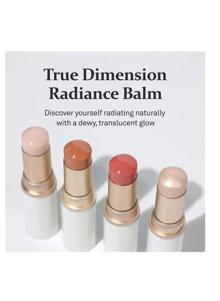 hince True Dimension Radiance Balm 10g Shimmer Glow Face Highlighter Stick Translucent Colors Cream Blush Stick Glass Skin in a Balm Korean Beauty Natural Makeup DAWN RAY TP002 - Image 3