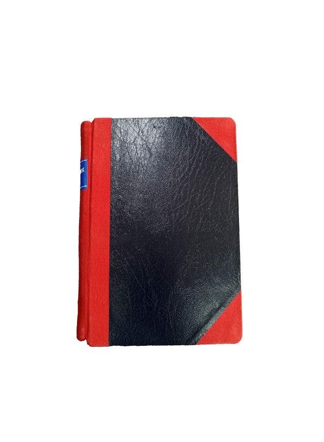 LRS Half Index Account Book Short Handy Size - Copy Size - 21x17 CM - 80 GSM Paper - Red Half Canvas PVC Binding (500 Page) - Image 3