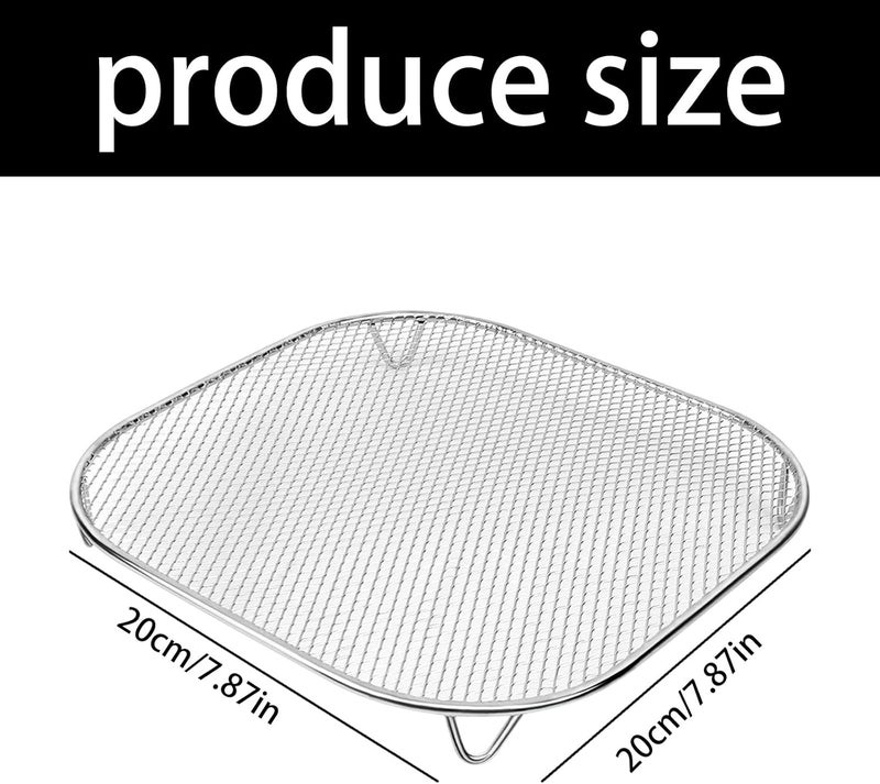 Practical Stainless Steel Fry Basket Cooker Accessory Metal Texture Suitable for Air Circulation in Fryers Cooker Basket - Image 5