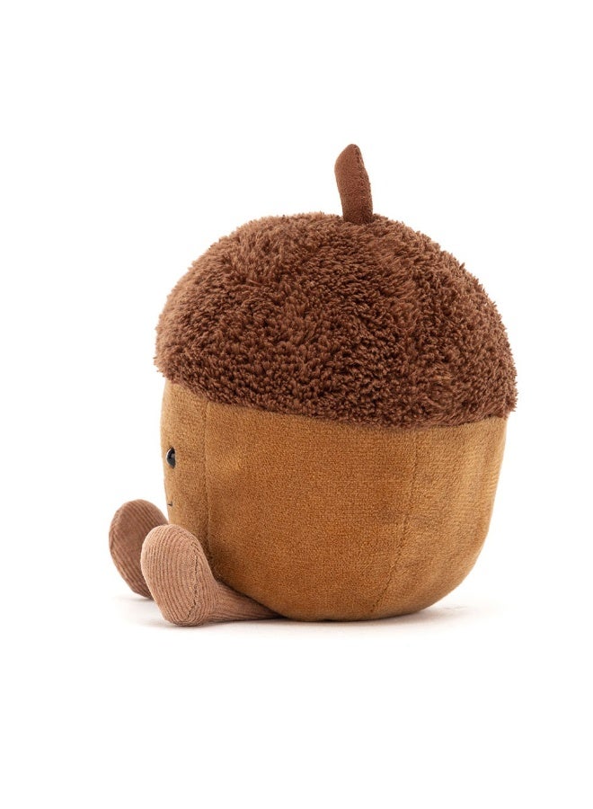 Jellycat Amuseables Acorn Plush Toy 13cm, Soft Stuffed Autumn Character with Smiling Face, Cute Collectible Soft Toy - Image 2