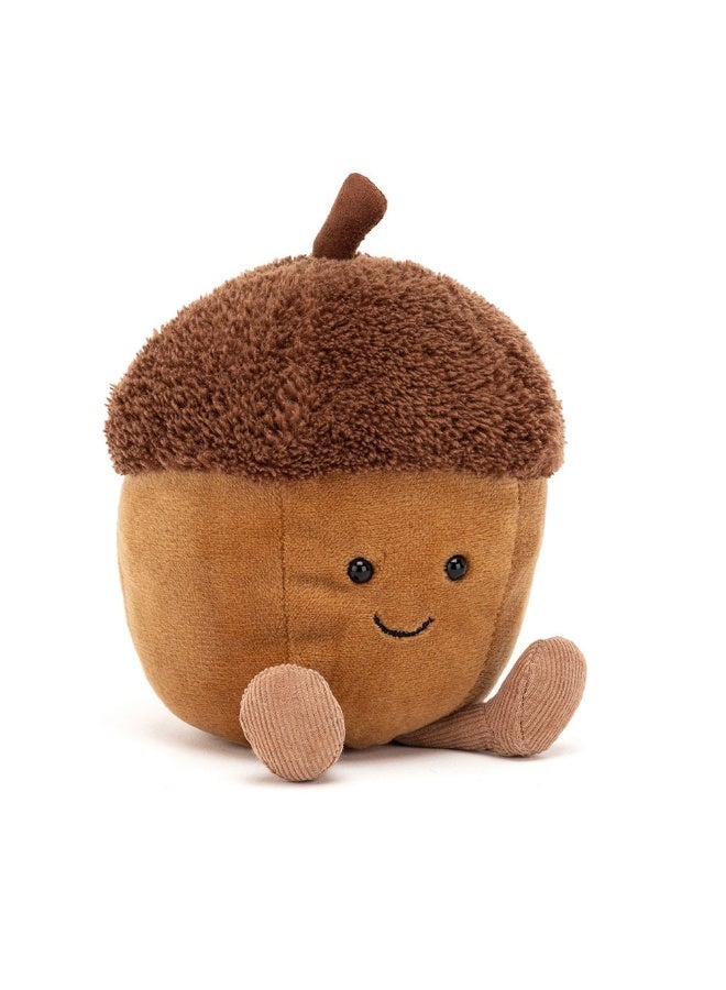 Jellycat Amuseables Acorn Plush Toy 13cm, Soft Stuffed Autumn Character with Smiling Face, Cute Collectible Soft Toy - Image 1