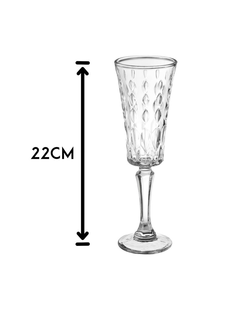 175 ml clear glass juice glasses set - Image 4
