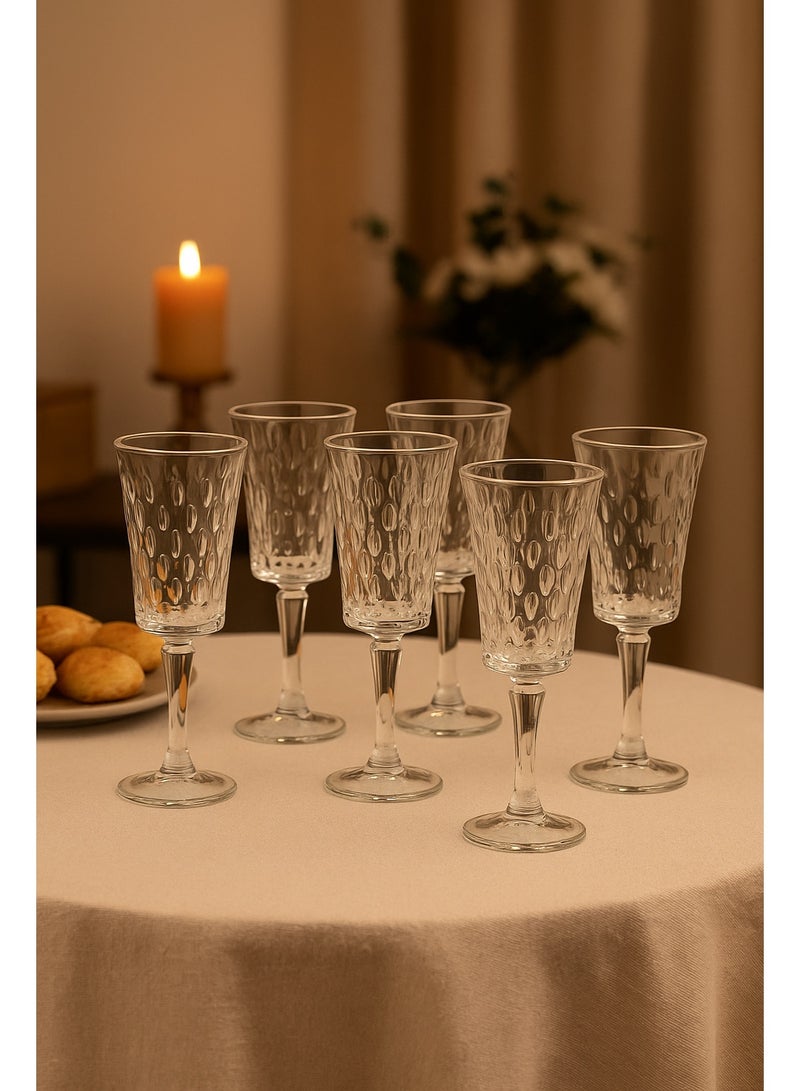 175 ml clear glass juice glasses set - Image 1