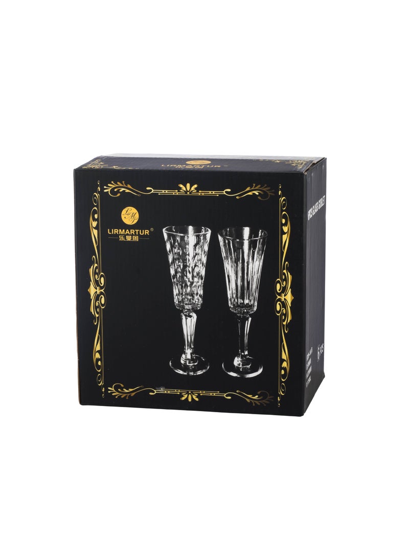175 ml clear glass juice glasses set - Image 5