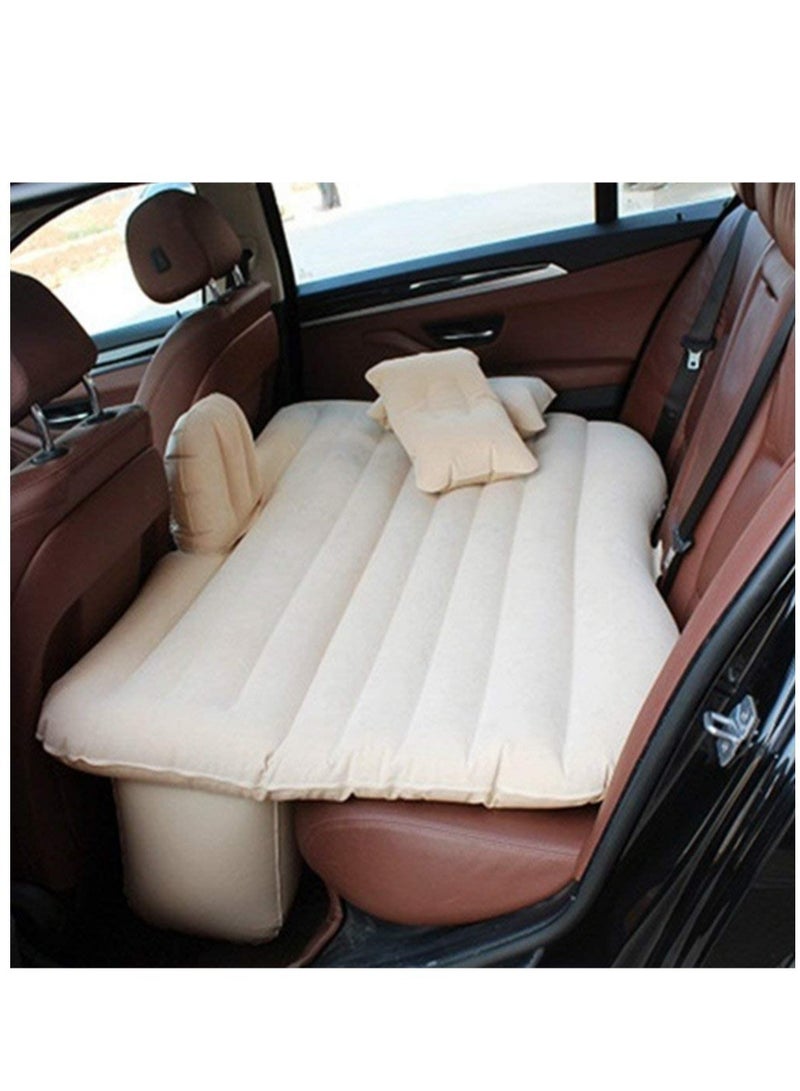 ELTRAZONE Travel Inflatable Bed,Car Air Bed Comfortable,Back Seat Extended Mattress Universal Car Cushion Flocked Camping Airbed For Kids - Image 1