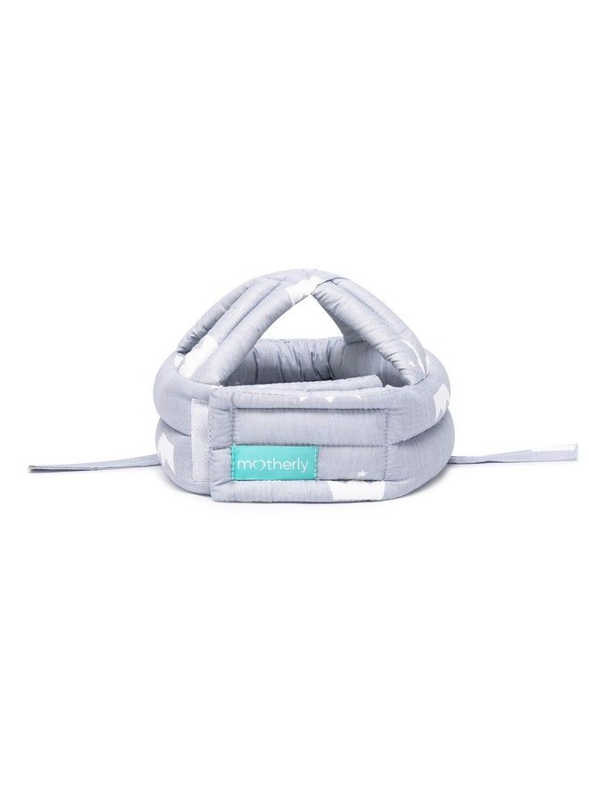 Motherly Padded Safety Baby Helmet For Bump Free Protection (Grey Crown) - Image 1
