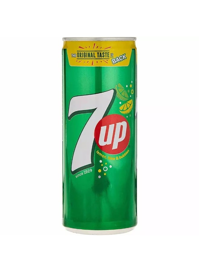 7 Up - Lemon N Lime Carbonated Soft Drink Can - 330ml - Image 1