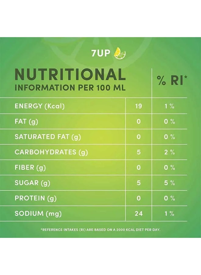 7 Up - Lemon N Lime Carbonated Soft Drink Can - 330ml - Image 1