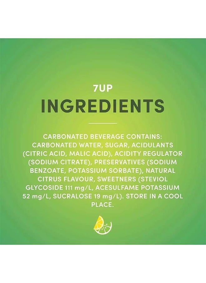 7 Up - Lemon N Lime Carbonated Soft Drink Can - 330ml - Image 1