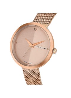 GIORDANO Giordano Eleganza Collection Analog Wrist Watch for Women with Color Variant, Stylish Wired Metal Mesh Band| Ladies | Girls - GD-4062  - Image 4