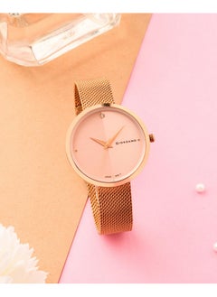 GIORDANO Giordano Eleganza Collection Analog Wrist Watch for Women with Color Variant, Stylish Wired Metal Mesh Band| Ladies | Girls - GD-4062  - Image 3