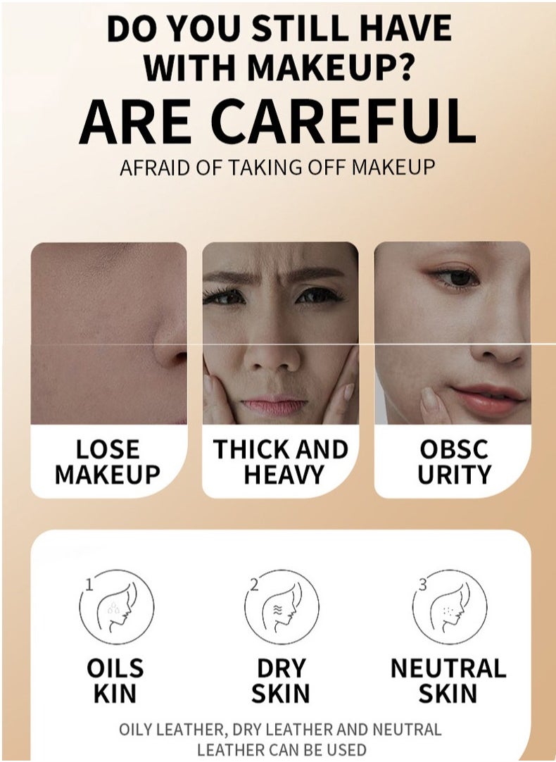 Zozu Setting Loose PowderMatte CoverageBase MakeupLong LastingOil ControlAnti-fatigue PowderAvocado Formula  - Image 2