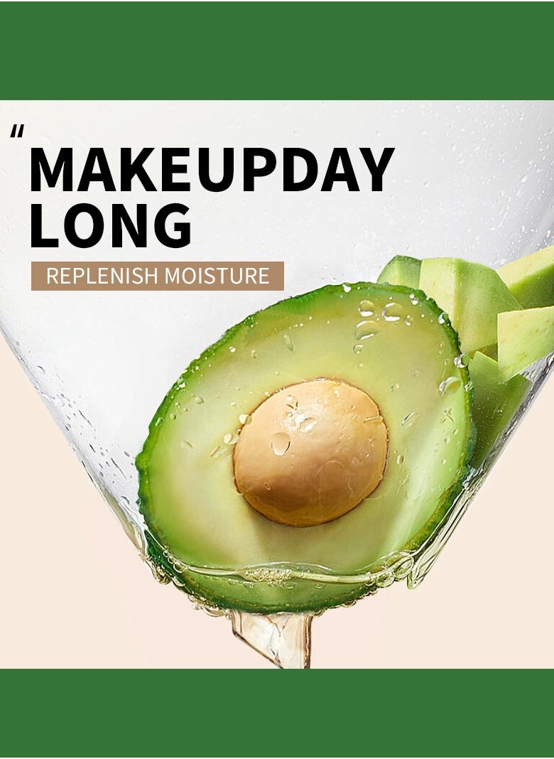 Zozu Setting Loose PowderMatte CoverageBase MakeupLong LastingOil ControlAnti-fatigue PowderAvocado Formula  - Image 3