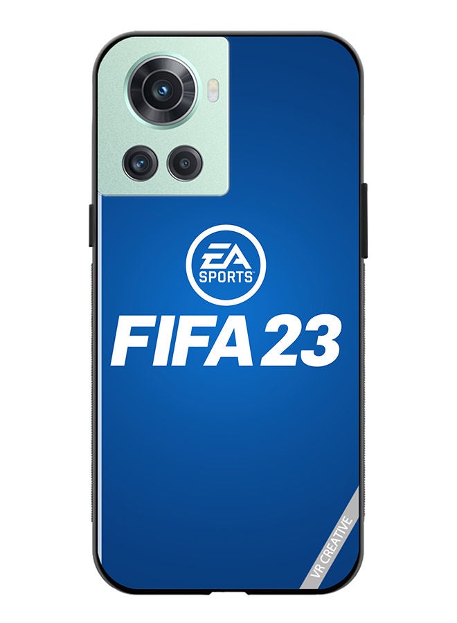 VR CREATIVE Protective Case Cover For OnePlus 10R Fifa 23 Blue Ea Design Multicolour - Image 1