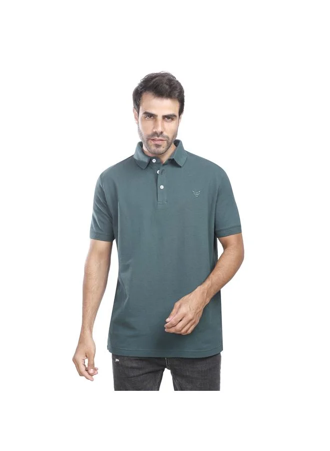Coup Coup - Solid Polo-Shirt with Short Sleeves