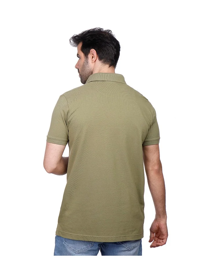 Coup Coup - Solid Polo-Shirt with Short Sleeves
