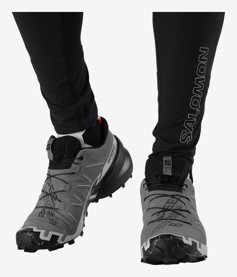 Salomon Mens Speedcross 6 Quiet Shade/Black/Pearl Blue 8.5 Medium - Image 2