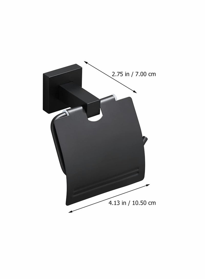 SYOSI KASTWAVE Toilet Tissue Roll Dispenser Toilet Roll Holder Bathroom Kitchen Wall Mount Toilet Paper Roll Holder for Bathroom Kitchen Washroom - Image 2