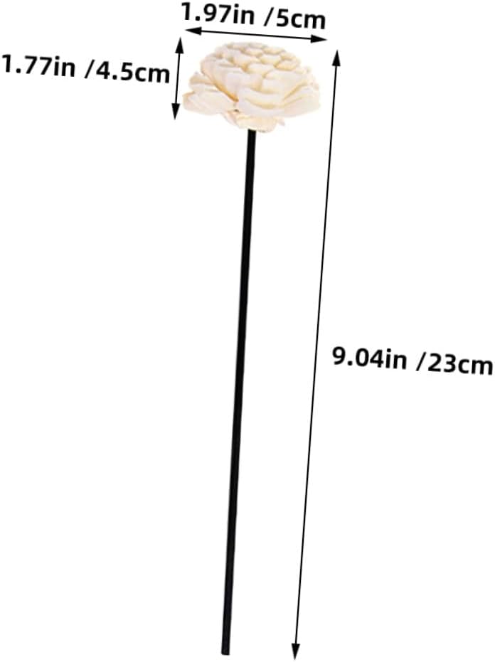 PRETYZOOM 4pcs Black Rattan Diffuser Sticks Home Fragrance Replacement Refill Aromatherapy Reed Sticks for Essential Oil Room Scenting and Decor - Image 2