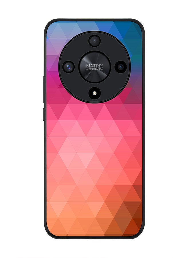 Stylizedd Rugged Black edge case for Honor X9b, Slim fit Soft Case Flexible Rubber Edges Anti Drop TPU Gel Thin Cover- Anna's Prism - Image 1