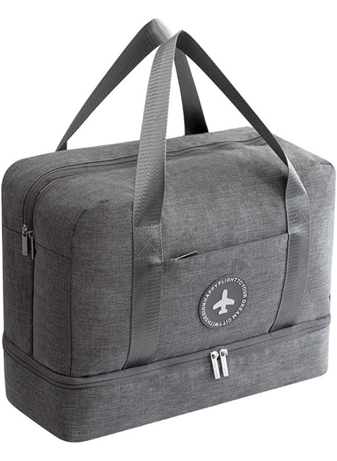 DAYONG - Sports Gym Duffel Bag with Wet Pocket & Shoes Compartment -Grey - Image 1