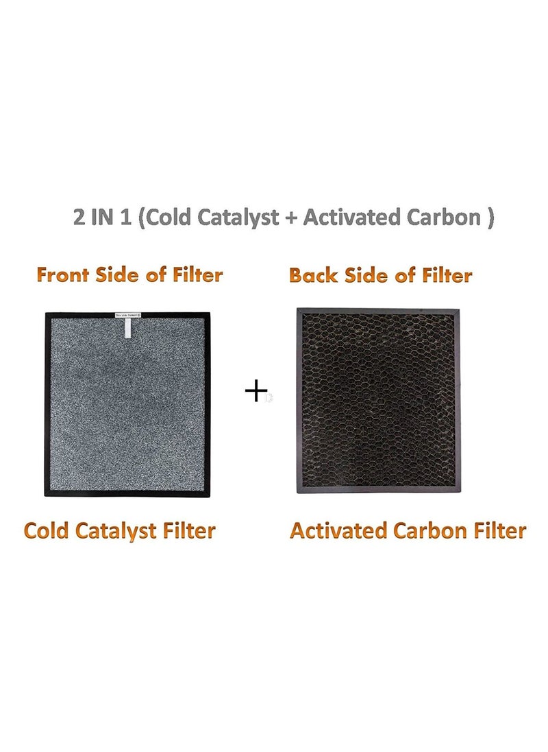 Smart Innovation - 2 in 1 Cold Catalyst + Honeycomb Activated Carbon Replacement Filter for K01 K01B Air Purifier (Filter size: 287 x 320 mm) - Image 1