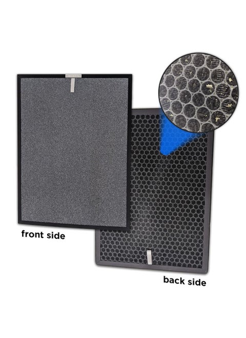 2 in 1 Cold Catalyst + Honeycomb Activated Carbon Replacement Filter for K01 K01B Air Purifier (Filter size: 287 x 320 mm)