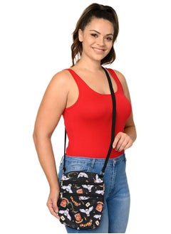 Harry Potter Womens Crossbody Bag Hogwarts Gryffindor All Over Print Passport Travel  - Image 4