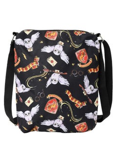 Harry Potter Womens Crossbody Bag Hogwarts Gryffindor All Over Print Passport Travel  - Image 2