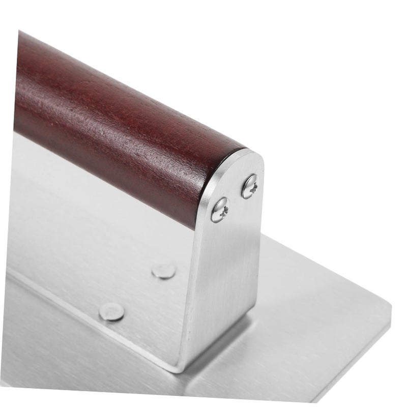 Stainless Steel Burger Press Tool with Ergonomic Handle for Even Patties Grilling at Home - Image 4
