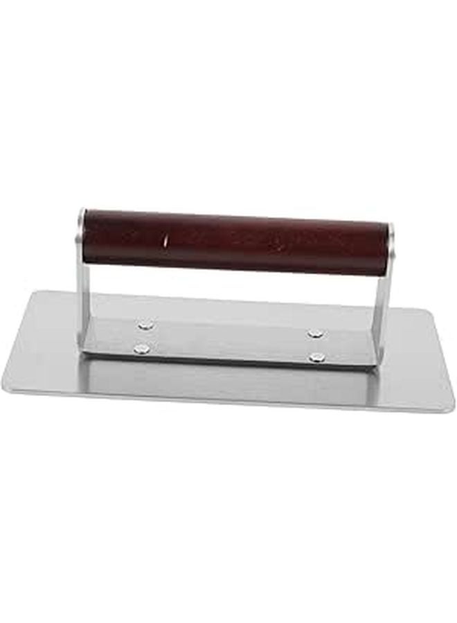 Stainless Steel Burger Press Tool with Ergonomic Handle for Even Patties Grilling at Home - Image 1