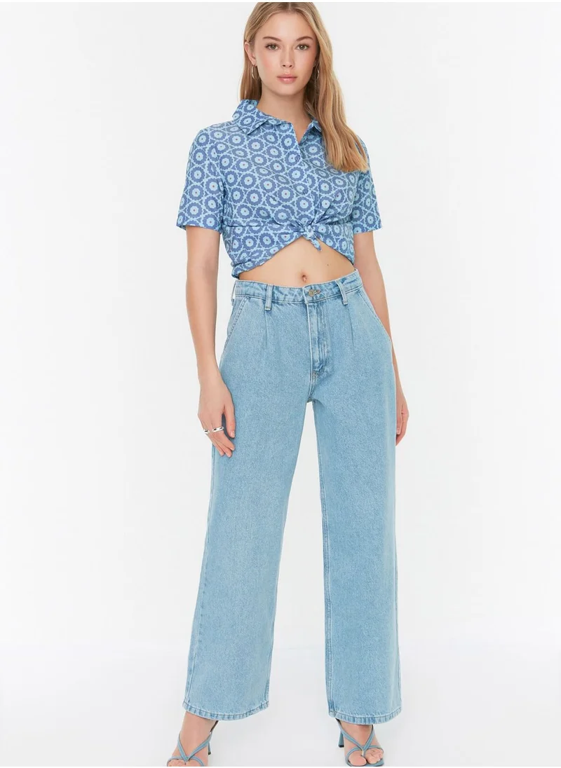 trendyol High Waist Wide Leg Jeans