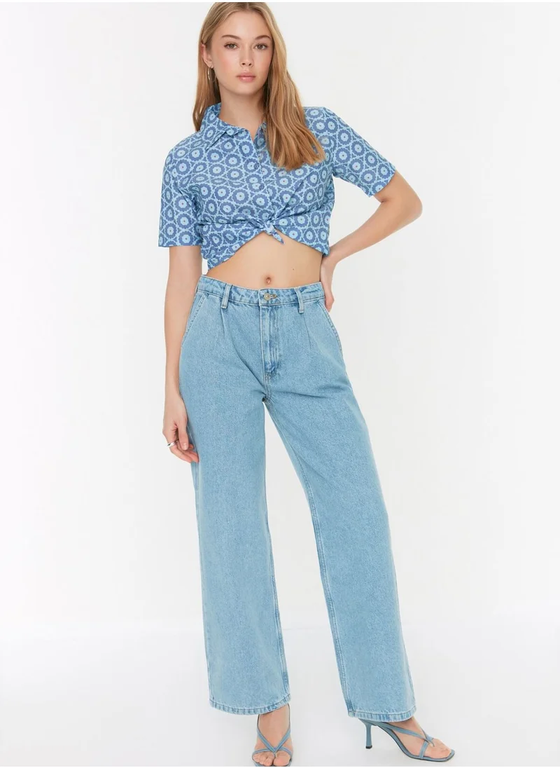 trendyol High Waist Wide Leg Jeans