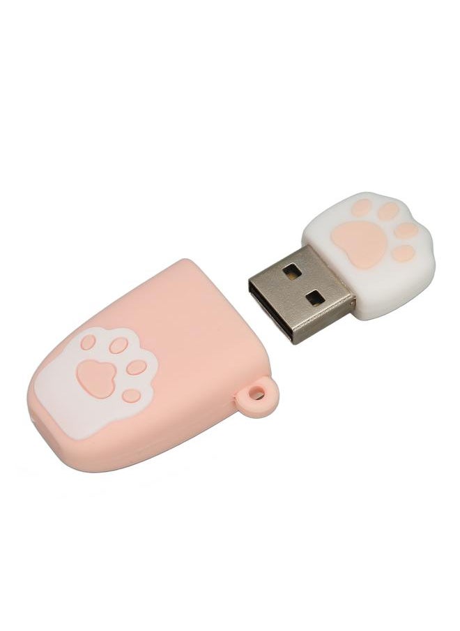 Thoraya Cat claw USB flash drive mini cute USB flash drive gift USB flash drive car USB flash drive creative cartoon USB flash drive pink 32G  - Image 5