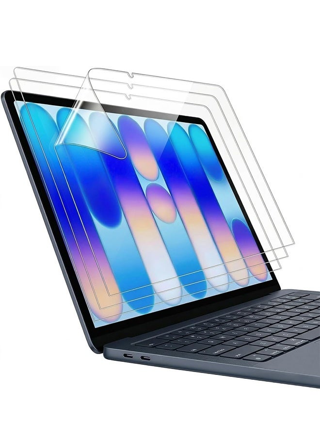 بشكل مختصر [عبوة من 3 قطع] واقي شاشة غير لامع مضاد للانعكاس لجهاز MacBook Neo مقاس 13 بوصة طراز 2026 (A3404، معالج A18 Pro)، شفافية فائقة، دقة عالية، فيلم واقي يغطي الشاشة بالكامل - Image 1