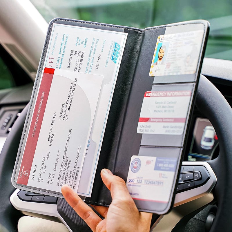 CANOPUS Car Registration and Insurance Holder - Image 4