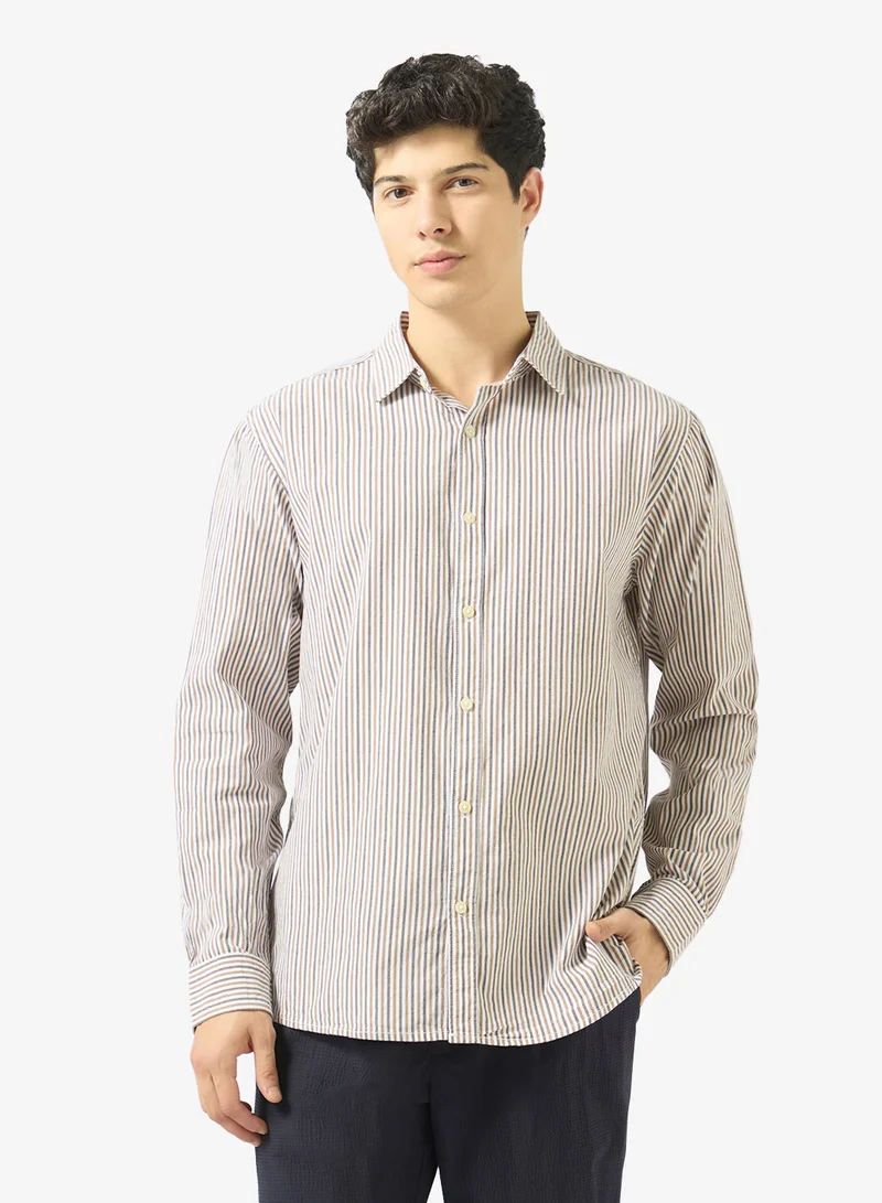 Ripples Mens Regular Collar Shirt