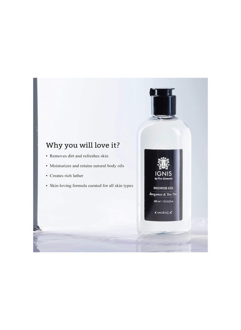 KIMIRICA - Kimirica Ignis. Body wash with Richness of Bergamot Tea Tree Summer Shower Gel for Refreshing skin - Image 1