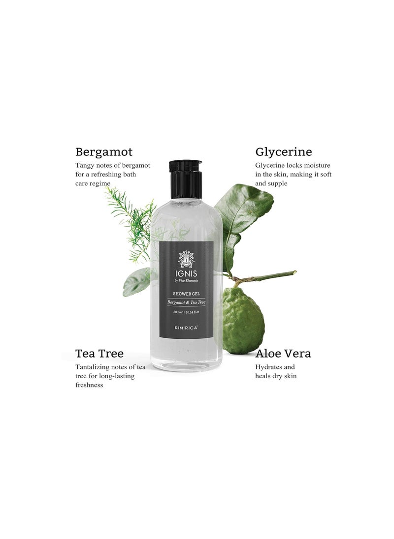 KIMIRICA - Kimirica Ignis. Body wash with Richness of Bergamot Tea Tree Summer Shower Gel for Refreshing skin - Image 1