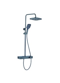DANUBE HOME Milano Piano Plus Square Rain Shower Matt Grey | Stainless Steel Rain Shower | Rain Shower Set For Toilet Bathroom Washroom Shower Room - Matt Grey  - Image 2