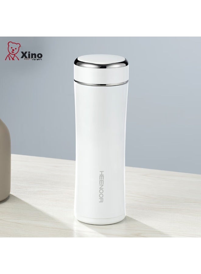 Heenoor Xino Insulated Mug For Men And Women, Stainless Steel Tea Cup, Business Office Car Water Bottle Xn-3029 White 395ml - Image 1