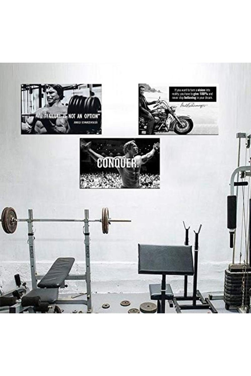 Tallenge Arnold Schwarzenegger Motivational Poster Set - Image 4
