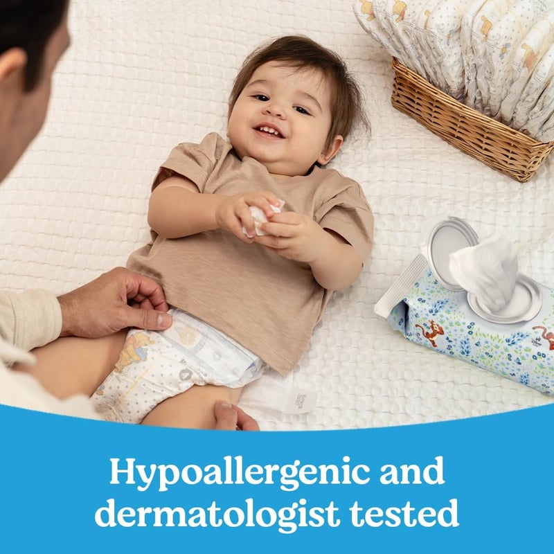 HUGGIES Natural Care Cucumber, Aloe and Vitamin E Baby Wipes, Hypoallergenic, Scented, 1 Flip-Top Pack (56 Wipes Total), Packaging May Vary - Image 4