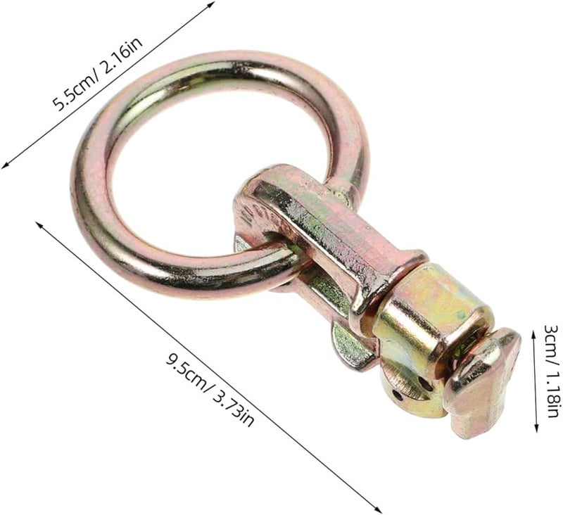 Lockable Gold Tie Down Rings For Secure Cargo Anchoring Heavy Duty Vehicle Hook - Image 3
