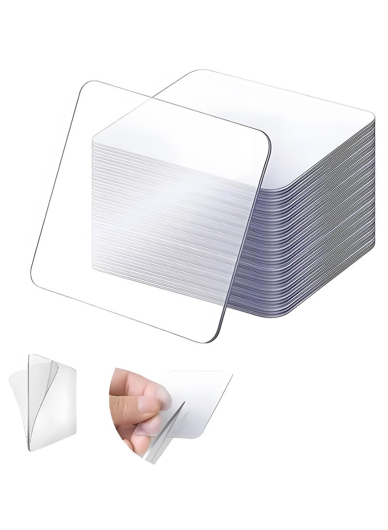 Generic Heavy duty double-sided tape, 100 pieces of removable wall double-sided tape, suitable for bonding handicrafts, homes, offices, posters, strong double-sided square tape  - Image 1