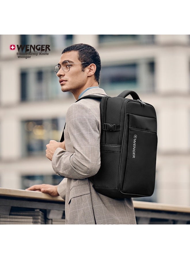 Wenger Swiss Army Knife 17.3-inch Laptop Bag, Business Backpack, School Bag, Travel Bag For Men, Large Capacity - Image 1