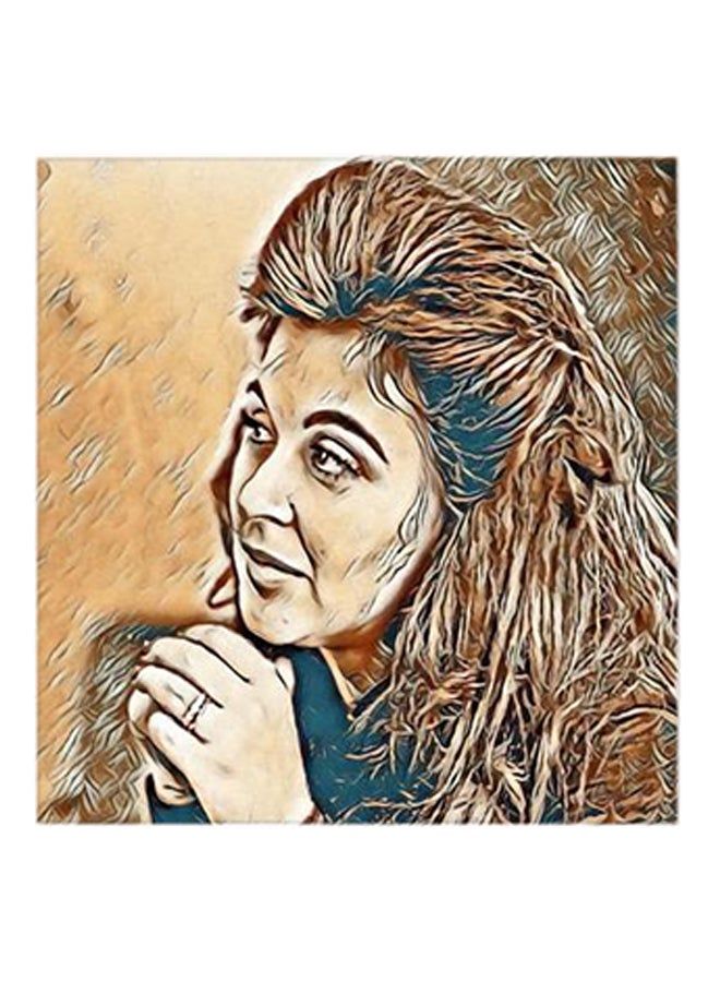 RYN Soad Hosny MDF Wall Art Multicolour - Image 1