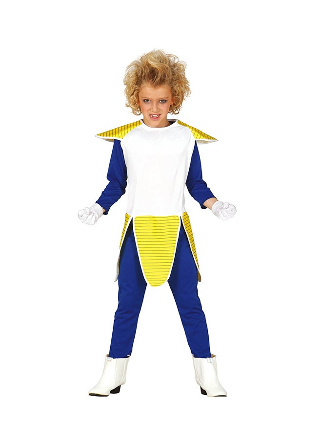 Kids Dragon Ball Vegeta Costume, Size 5-6 Years